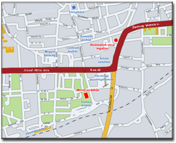 Mevid irodah�z P�cs belv�ros�ban